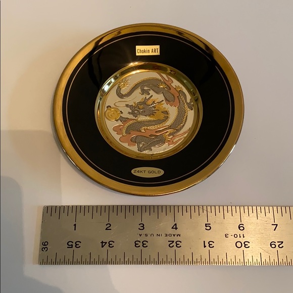 6” Chokin 24kt gold plate; NWT - Picture 4 of 6
